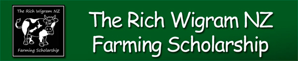 Richard Wigram NZ Farming Scholarship